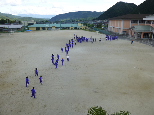 保育園と中学校の合同防災訓練を行いました！_c0238069_942163.jpg