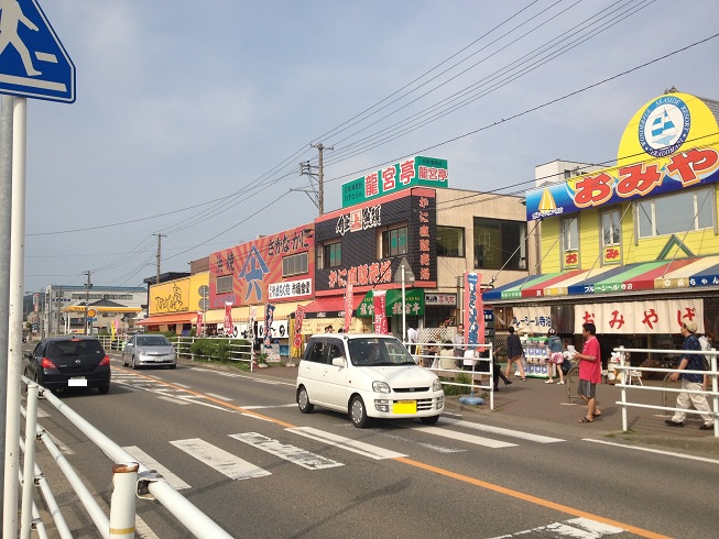 新潟アルバム③～＠魚のアメ横　海を見ながら食べるのがオススメ♪～_f0096569_71124.jpg