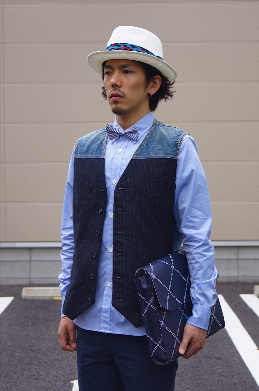 kolor & CdG HOMME & visvim - Gilet layered!!_c0079892_20154399.jpg