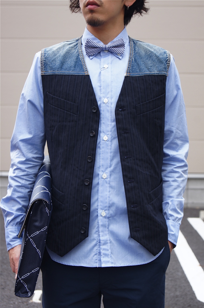 kolor & CdG HOMME & visvim - Gilet layered!!_c0079892_20162652.jpg