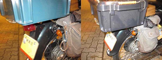 １から始める カブにリアボックスを取り付け 自作自己流でラクラク編 カブ90で日本一周とか