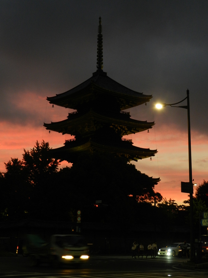 【日本の原風景】茜色の東寺_a0295053_1311784.jpg