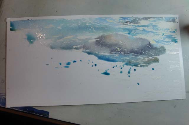 海 水彩画_f0176370_7435976.jpg