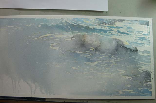 海 水彩画_f0176370_7445227.jpg