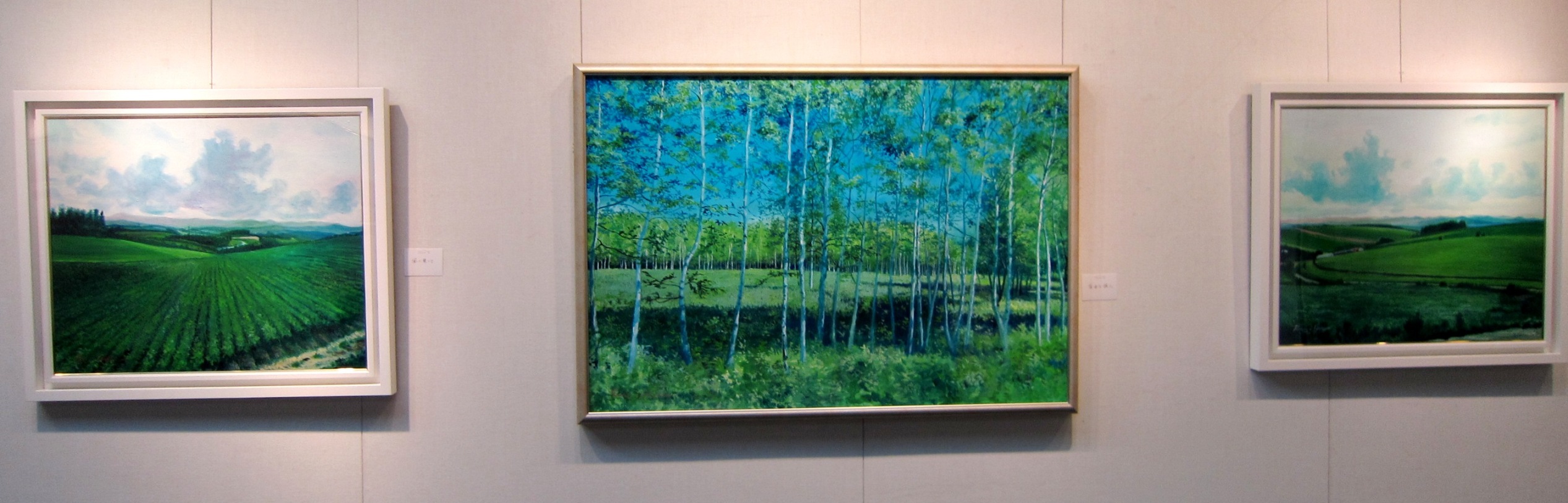 2082)「2013 横山文代油彩画個展 《北海道・好きな風景の中で