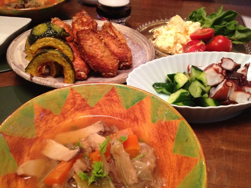 夫の夕食_c0069247_1946357.jpg