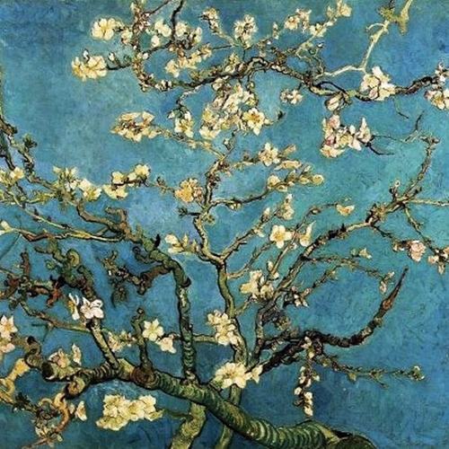 『花咲くアーモンドの枝』 画：フィンセント・ファン・ゴッホ：VINCENT VAN GOGH （1890年）_b0106921_4135294.jpg