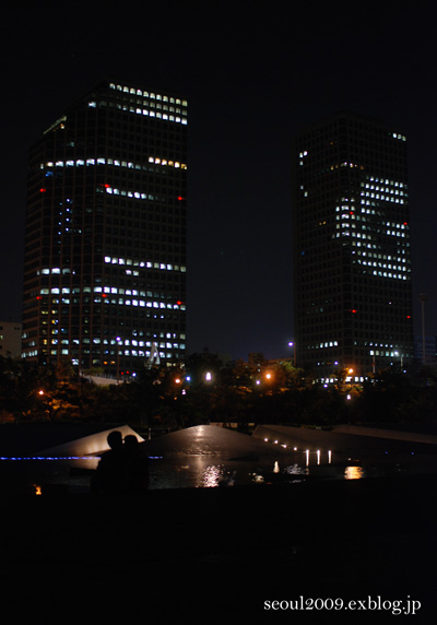 汝矣島漢江公園の夜景_e0166398_2215557.jpg