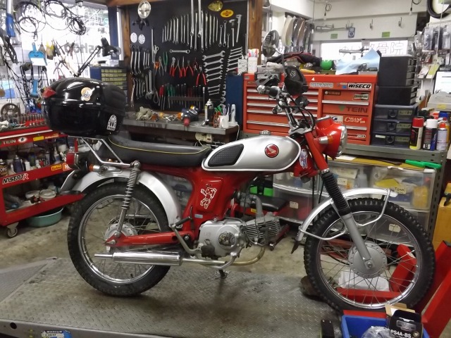 Cl50 ボアアップ作業 モーターヘッド サイクルショップ