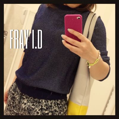 FRAY I.D パンチングニット_e0185636_0171558.jpg