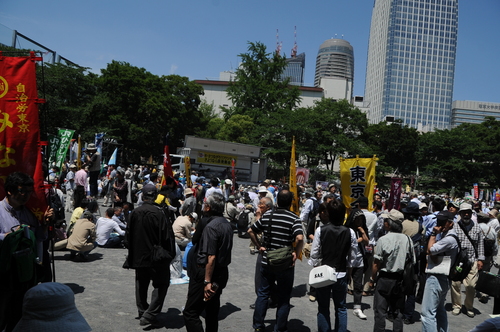 芝公園　反原発・脱原発集会　１３年６月２日　７５００名（予定３０００名）_a0043276_4211947.jpg