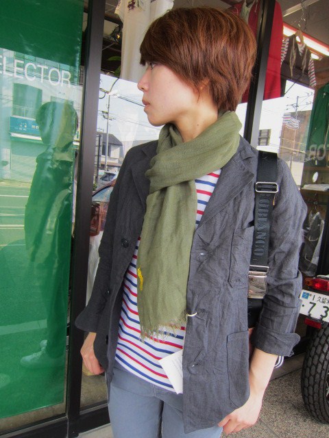 今時期に◎ 夏JACKET STYLE (By Yarmo 麻JACKET)。。。STYLE SAMPLE 130!★!_d0152280_012474.jpg