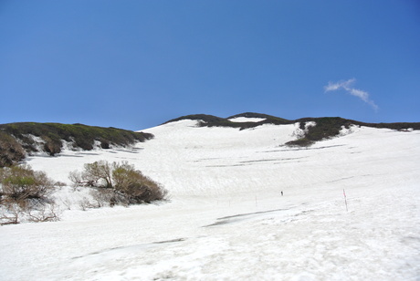 2013年5月31日残雪豊富な鳥海山祓川口コースで春スキーを楽しむ_c0242406_14332456.jpg