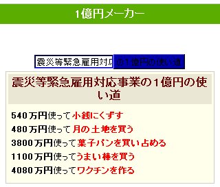 ▼100,000,000,000円(いっせんおくえん)の使いみち_d0017381_2050730.jpg
