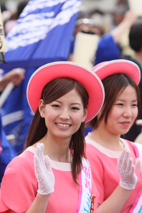 東北六魂祭 今こそ 魂のチカラを ８ 福島ミスピーチ嬢 ２０１３ ０６ ０１ 常陸のt S Blog