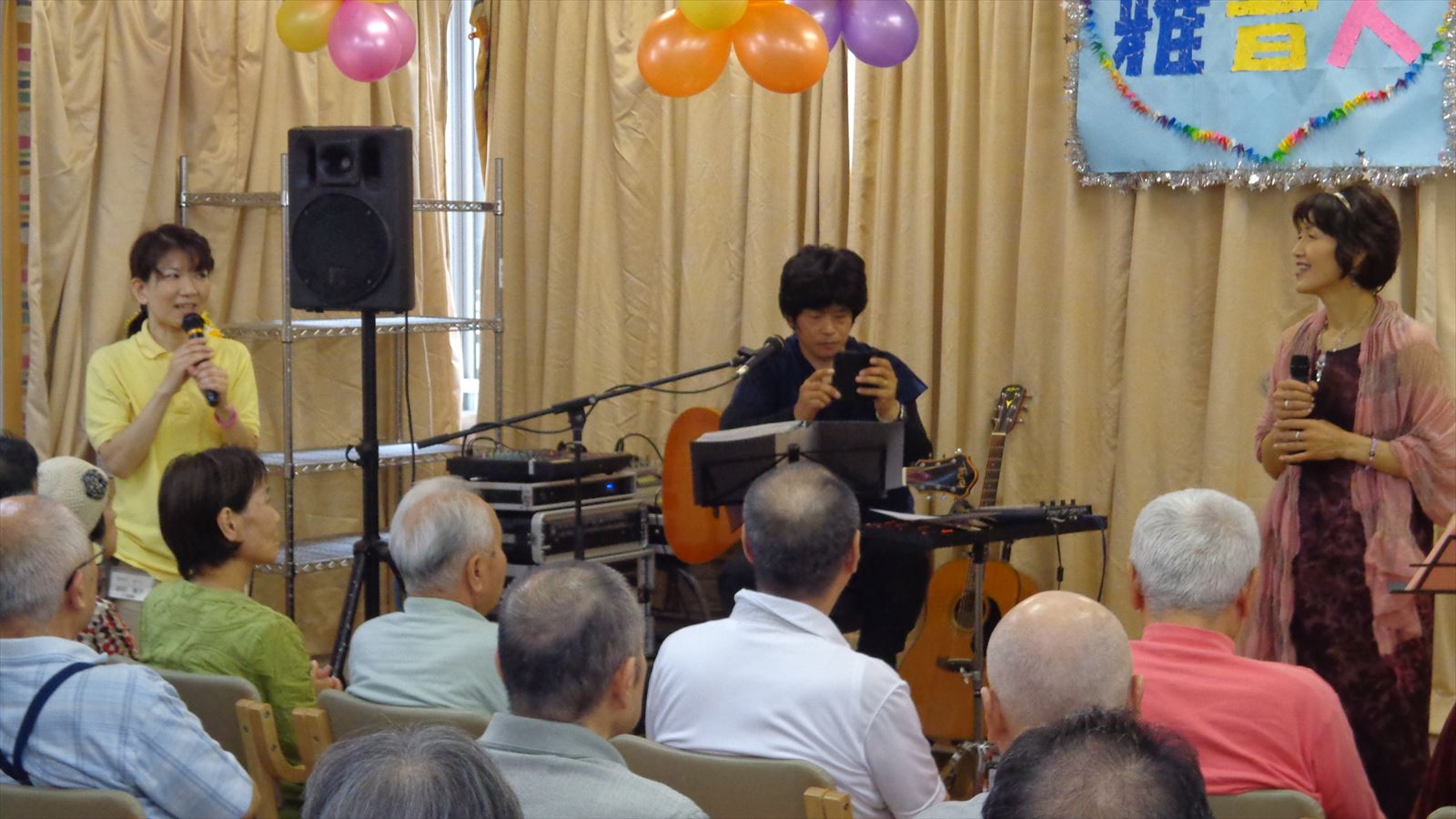 千葉県市川市行徳駅前 らいおんハート言葉のディサービス雅音人コンサートレポート_d0063599_632138.jpg
