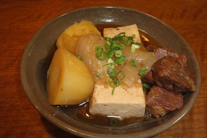 お利口晩ご飯 牛肩ロースブロックで 肉豆腐じゃが 笑 山の棲み家 でインテリア 工事 ネーターのオヤジが気まま生活 お利口晩ご飯 牛肩ロースブロックで 肉豆腐じゃが 笑 山の棲み家 でインテリア 工事 ネーターのオヤジが気まま生活