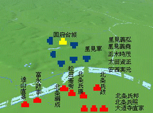 1563 第二次国府台合戦 Wtfm 風林火山教科文組織