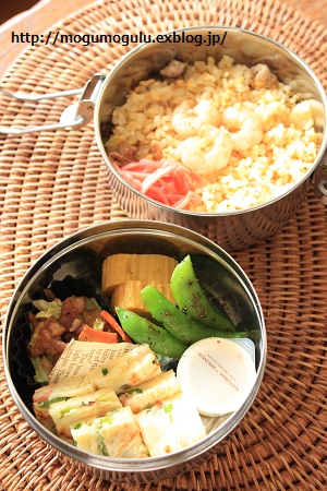 今日のおべんと。～炒飯＆チヂミ弁当～_d0262819_16343627.jpg