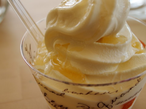 濃厚バニラのソフトクリーム×白神産生ハチミツ:BeFavo(西目屋村)*ソフトクリームめぐり(47)_b0147224_21451839.jpg
