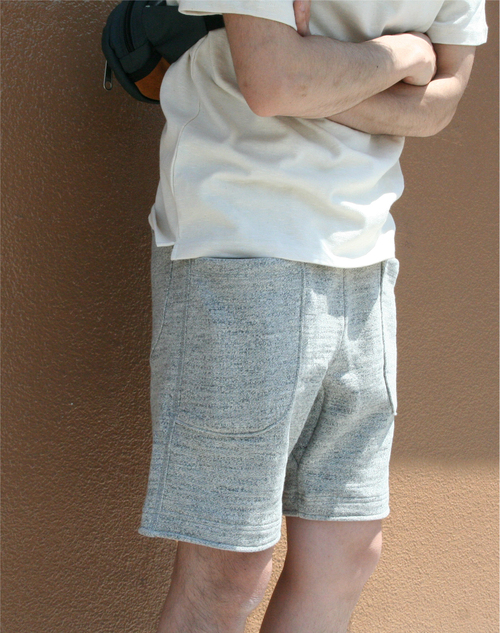 【Tieasy】HDCS BOATNECK SHORT SLEEVE BASQUE SHIRT×【JACKMAN】JM7470 Sweat Shorts_b0102140_19494889.jpg