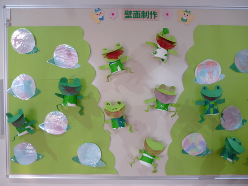 カエル制作 ゆめの森保育園blog カエル制作 ゆめの森保育園blog