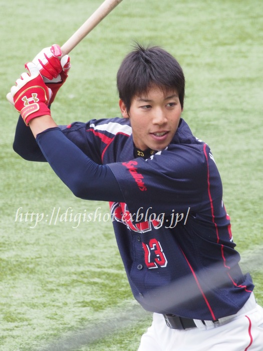 燕のスター候補 山田哲人選手フォト Qvcマリン6 2 Out Of Focus Baseballﾌｫﾄﾌﾞﾛｸﾞ 19年終了