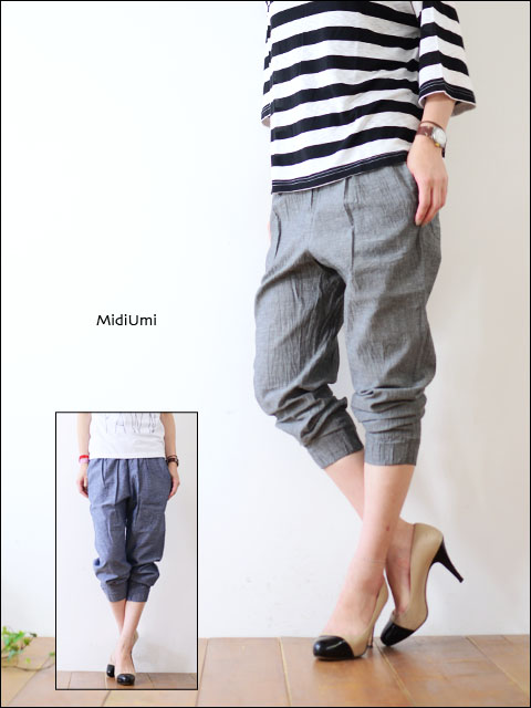MidiUmi [ミディウミ] tuck easy pants [2-762523] タックイージーパンツ_f0051306_183354.jpg