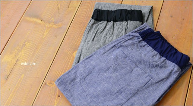 MidiUmi [ミディウミ] tuck easy pants [2-762523] タックイージーパンツ_f0051306_183437.jpg