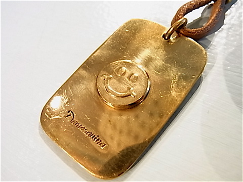 DAMASQUINA / SMILE BRASS PLATE TAG_f0139457_135081.jpg