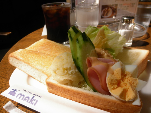 モーニングセット@COFFEE HOUSE maki。_d0156358_2022833.jpg