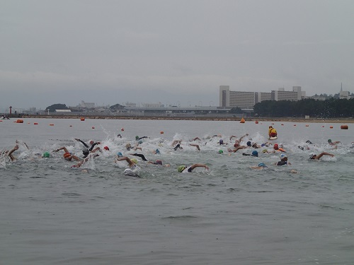 ももち浜アクアスロン大会警戒_a0077071_1559717.jpg