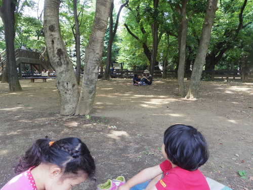 ミニSL&ピクニック&遊び@世田谷公園_e0123104_630503.jpg
