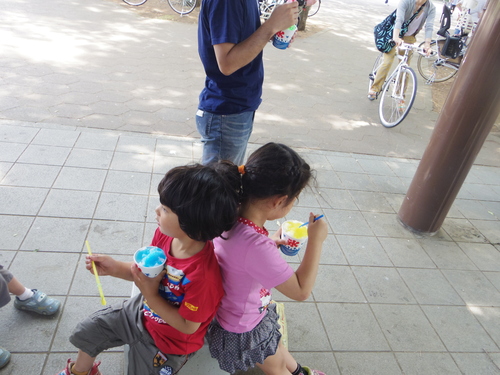 ミニSL&ピクニック&遊び@世田谷公園_e0123104_63547100.jpg