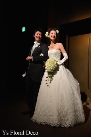 カップ咲きのバラブーケ グランドハイアット東京さんへ_b0113510_11202456.jpg