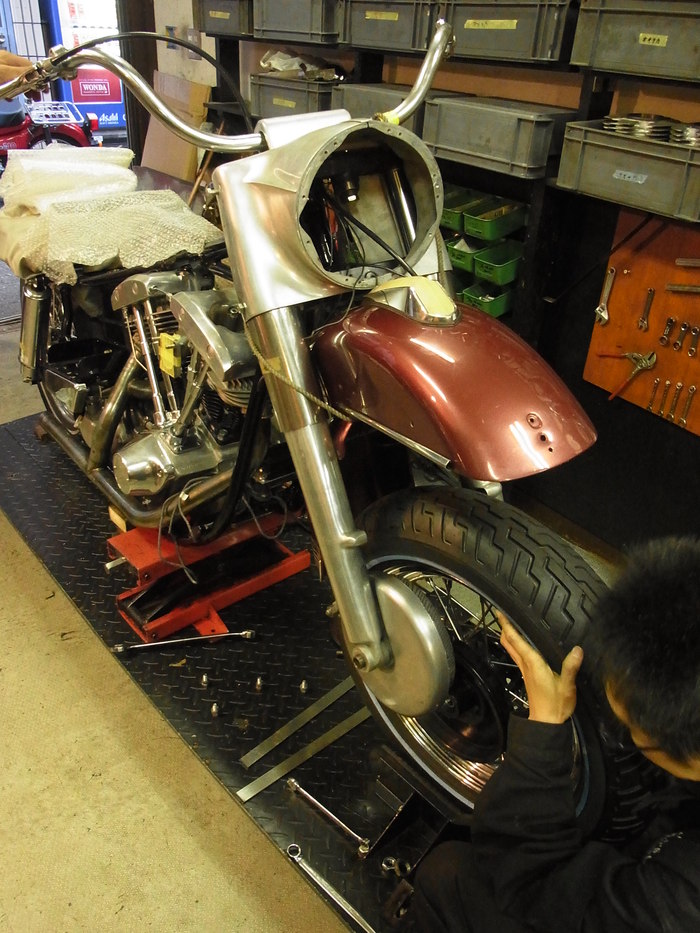 1971FLH1200 フロントフェンダー : Vintage motorcycle study