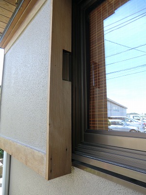 雨戸の戸袋 大工さんが木造住宅作ってるよ 雨戸の戸袋 大工さんが木造住宅作ってるよ