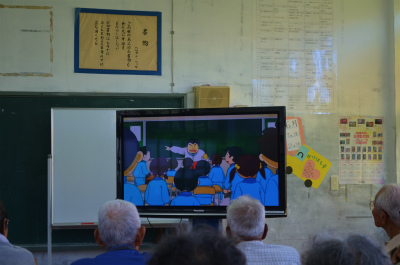 諸鈍小中学校・諸鈍集落合同津波避難訓練_e0028387_23313045.jpg
