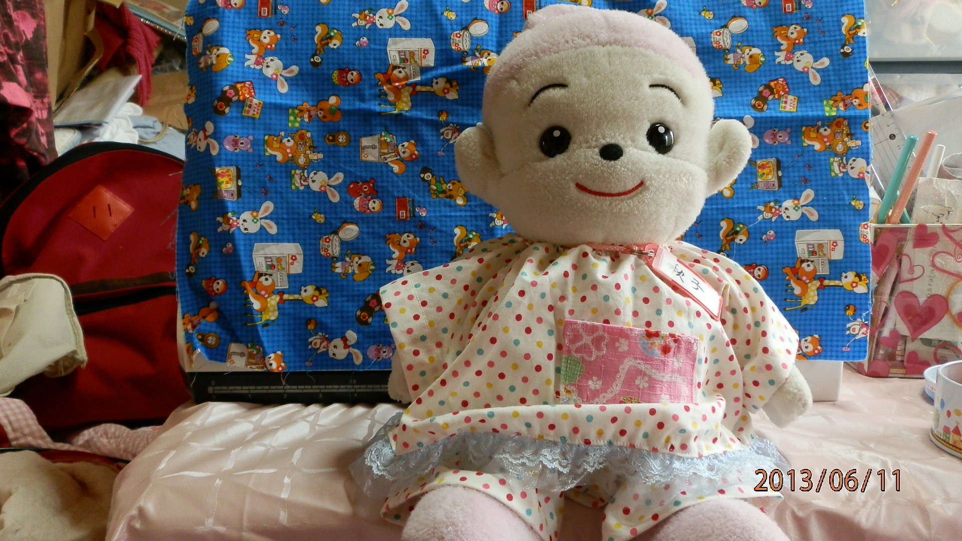 秋子ちゃんことプリモちゃんの服を縫ったよ プリモプエル達とユメル達などのブログ 秋子ちゃんことプリモちゃんの服を縫ったよ プリモプエル達とユメル達などのブログ
