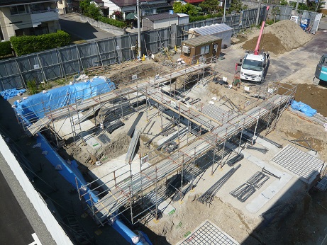 進捗状況「額県営住宅24年度建設工事45号棟（建築その2）」_d0095305_16154529.jpg