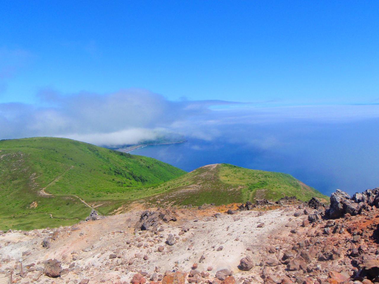 息子と登山（＾＾） 函館 恵山_f0147821_14312364.jpg