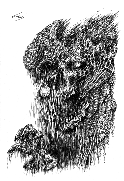 「禁忌発狂 近藤宗臣×ササベ翔太2人展」追加展示作品のご案内_a0093332_13183880.jpg