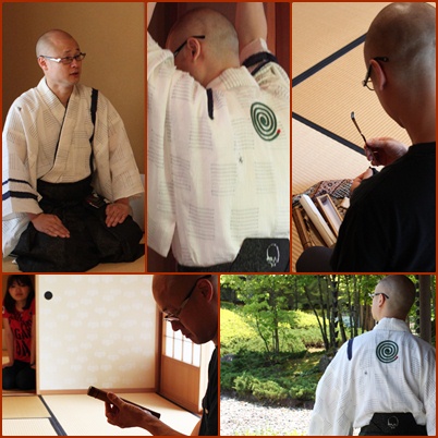 薄茶席の参 席主 松村亮太郎 赤煉瓦洋館の雅茶子