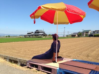 大豆種まき体験(*^_^*)_e0061225_15291119.jpg