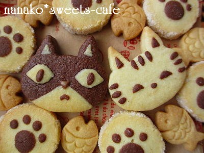 猫ちゃんのクッキー Nanako Sweets Cafe