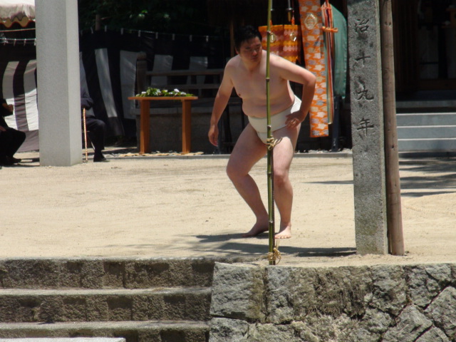 大山祇神社の早乙女の御田植祭と一人角力…2013/6/13_f0231709_7364698.jpg