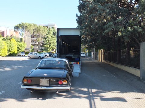 Fiat Dino spider has been collected this morning_a0129711_18335436.jpg