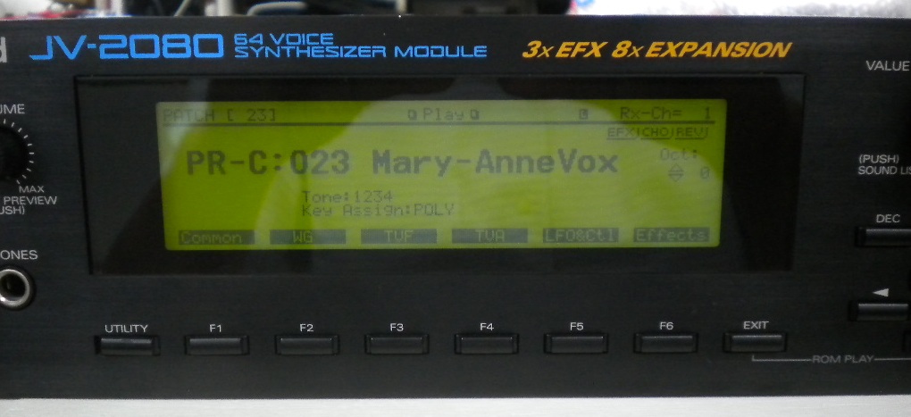 Roland JV-2080試奏記 : 風流音色まねゑもん Roland JV-2080試奏記 : 風流音色まねゑもん