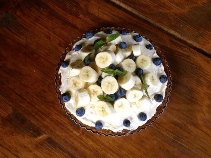 バナナとブルーベリーのタルト : LIFE IZU BEAUTIFUL きゅういとバナナ