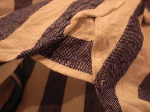 \"TheThreeRobbers ROUND COLLAR SHIRT BLOCK STRIPE OX\"ってこんなこと。_c0140560_12572187.jpg